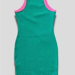 Primark Ribbed Teal Bodycon Dress